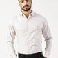 MEN PRINTED SMART FIT SHIRT WITH SPRADE COLLAR