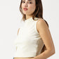 HIGH NECK HALTER CROP TOP